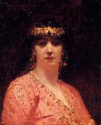 Jean-Joseph Benjamin-Constant Portrait of an Arab Woman oil on canvas